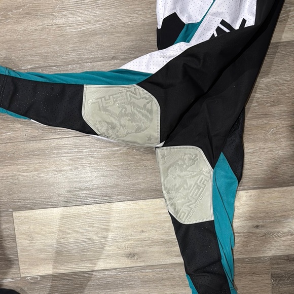 O’Neal Airwear Size 28 Men's Teal and Black Racing Pants - Picture 4 of 6